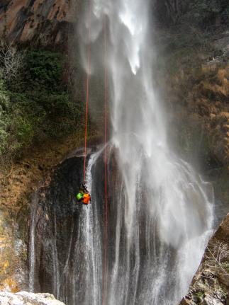 waterval rappel